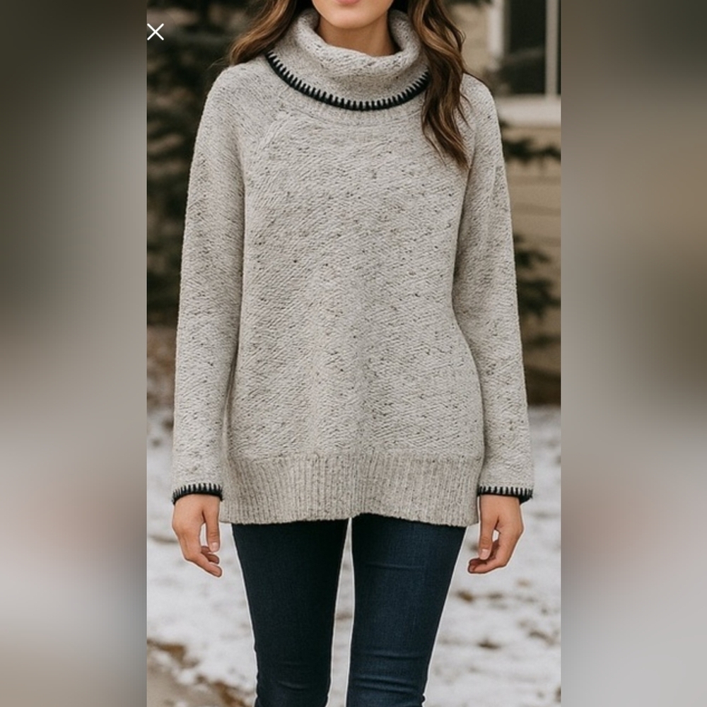 Cable & Gauge Turtleneck Sweater